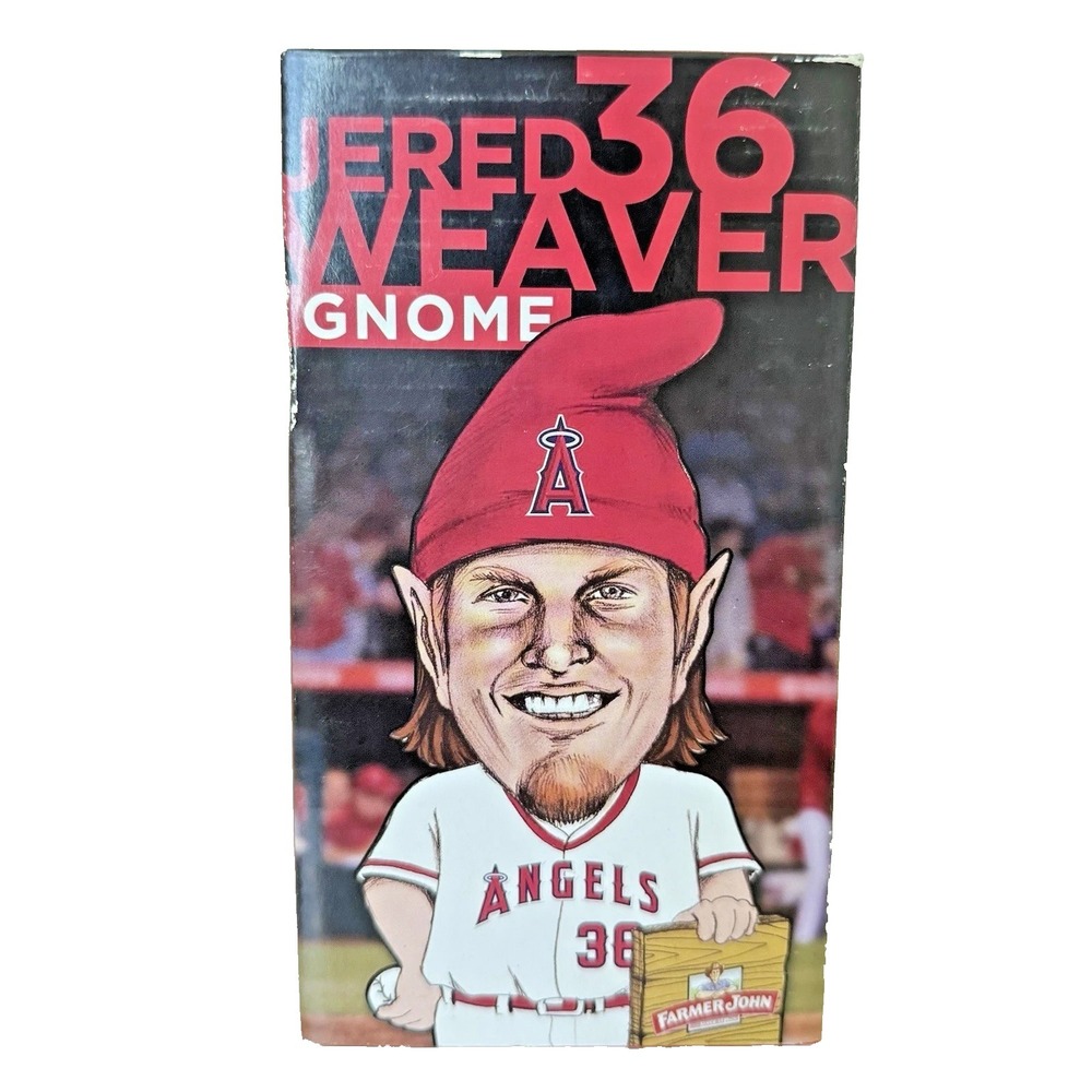 Jered Weaver #36 Los Angeles Angels Gnome SGA 2014 SGA Collectible Figurine New